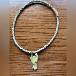 All the Clay Horses Clay Choker Necklace